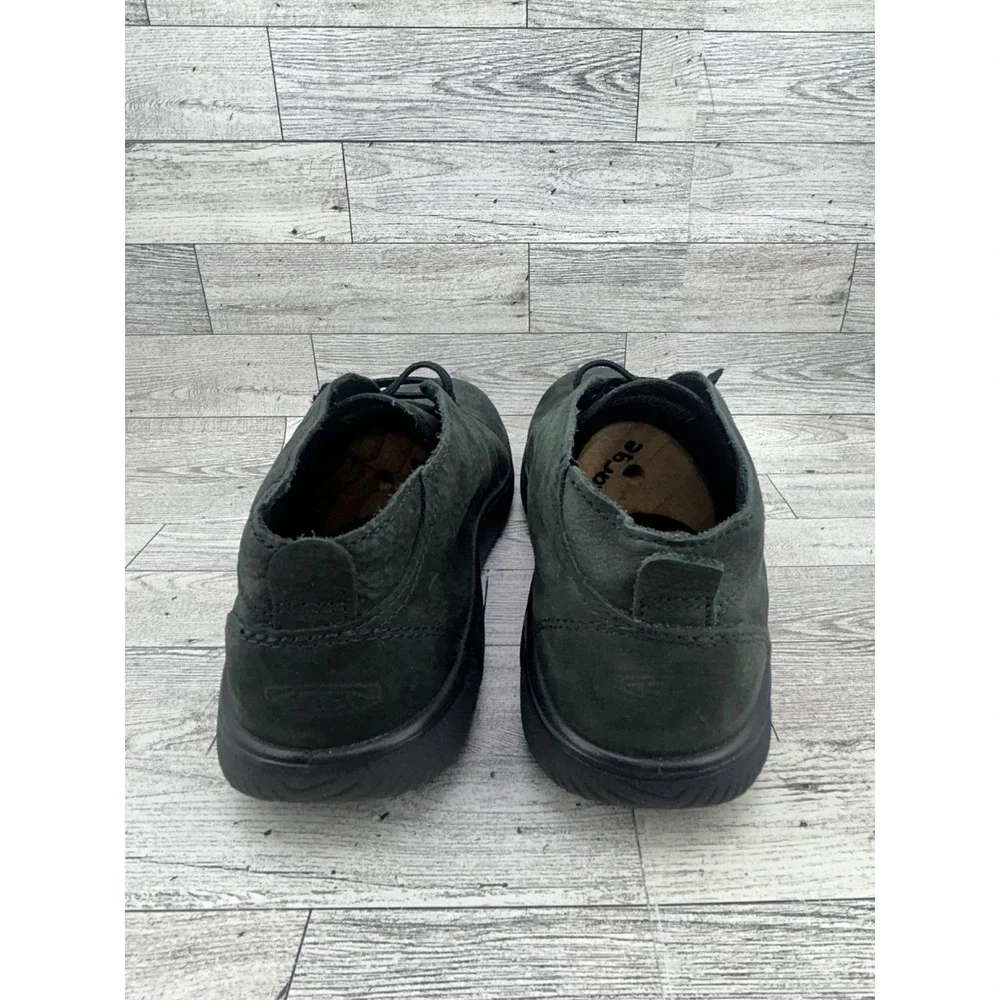 KEEN Mosey‎ Chukka Men Sz 11 Dark Olive Green Leather Minimalist Boots 1029529